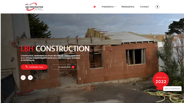 Youlead Agence De Communication Digitale LBH Construction