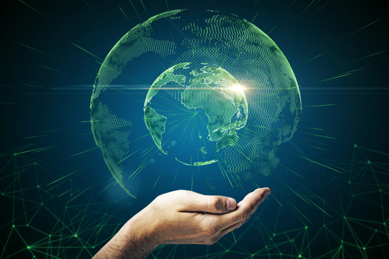 Youlead Agence De Communication Digitale World Connections In Hand - sobriété numérique